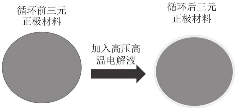 A kind of ternary lithium ion battery and preparation method thereof