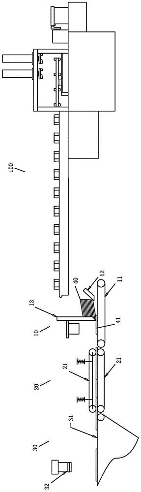 Paper breaking machine for inspection machine