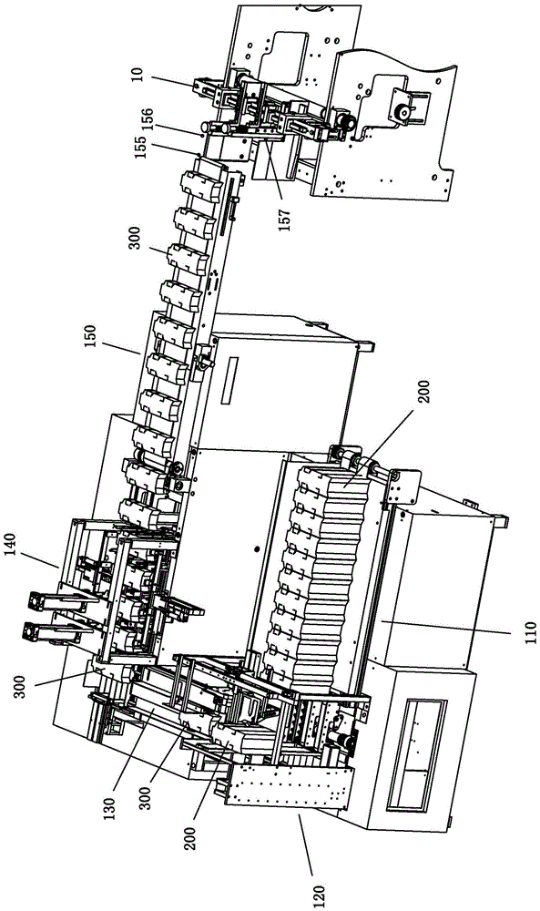 Paper breaking machine for inspection machine