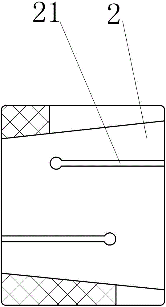 External grinding device for thin-walled part for motor