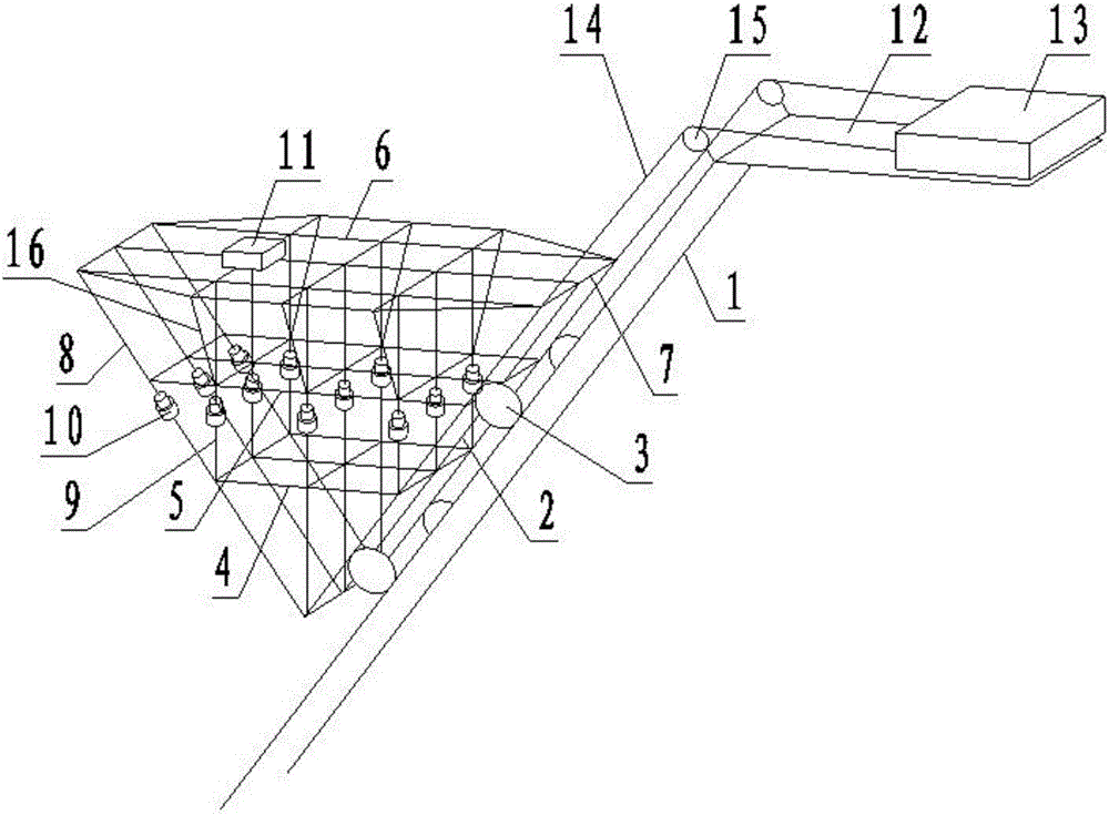 Pumped storage power station inclined shaft construction variable-angle expanding excavation trolley