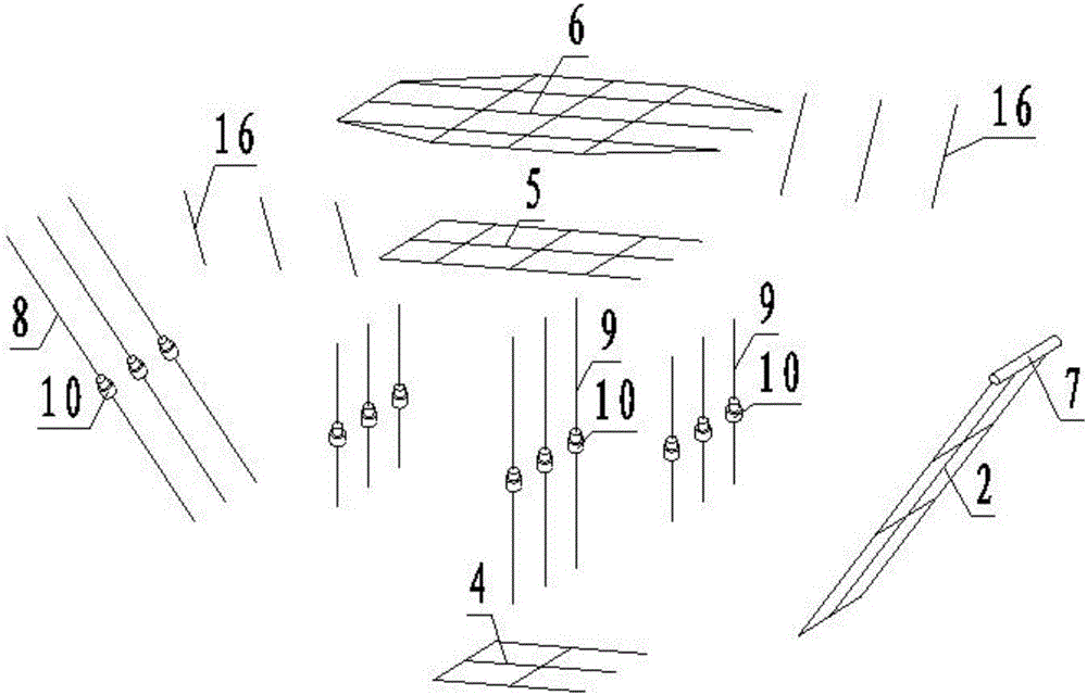 Pumped storage power station inclined shaft construction variable-angle expanding excavation trolley