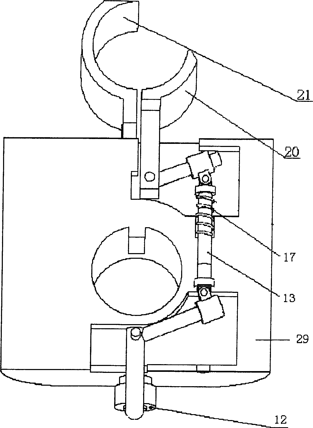 Assembly machine for disposable plastic transfusion bottle