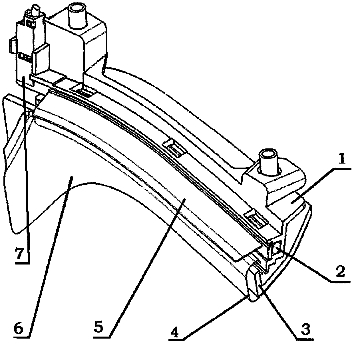 Light guide installation structure for automotive ambient light