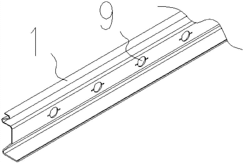 Floor system formed by cold bending type steel combination beam