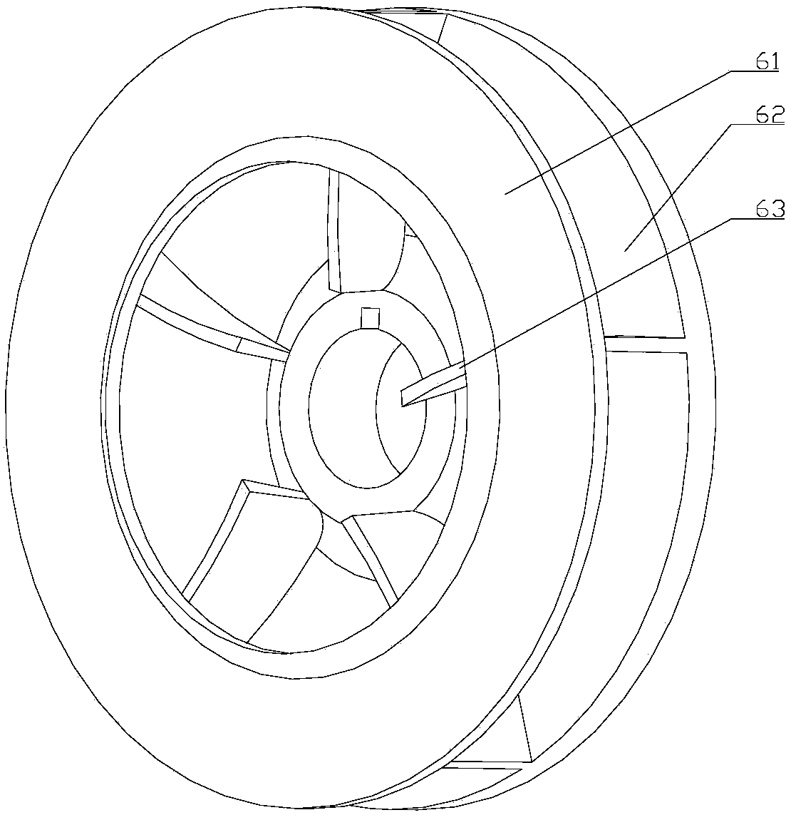 Machining equipment used for impeller with super-hydrophobic surface and impeller manufactured by machining equipment