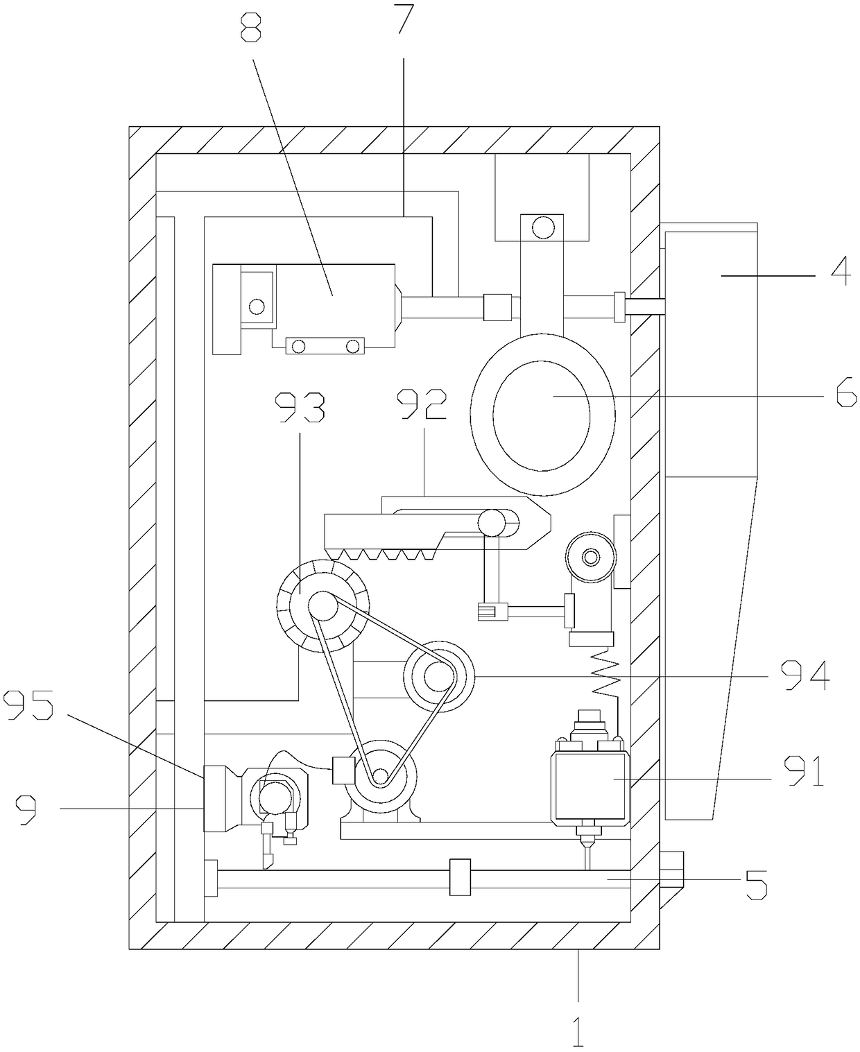 Multifunctional dust collection device for instruments