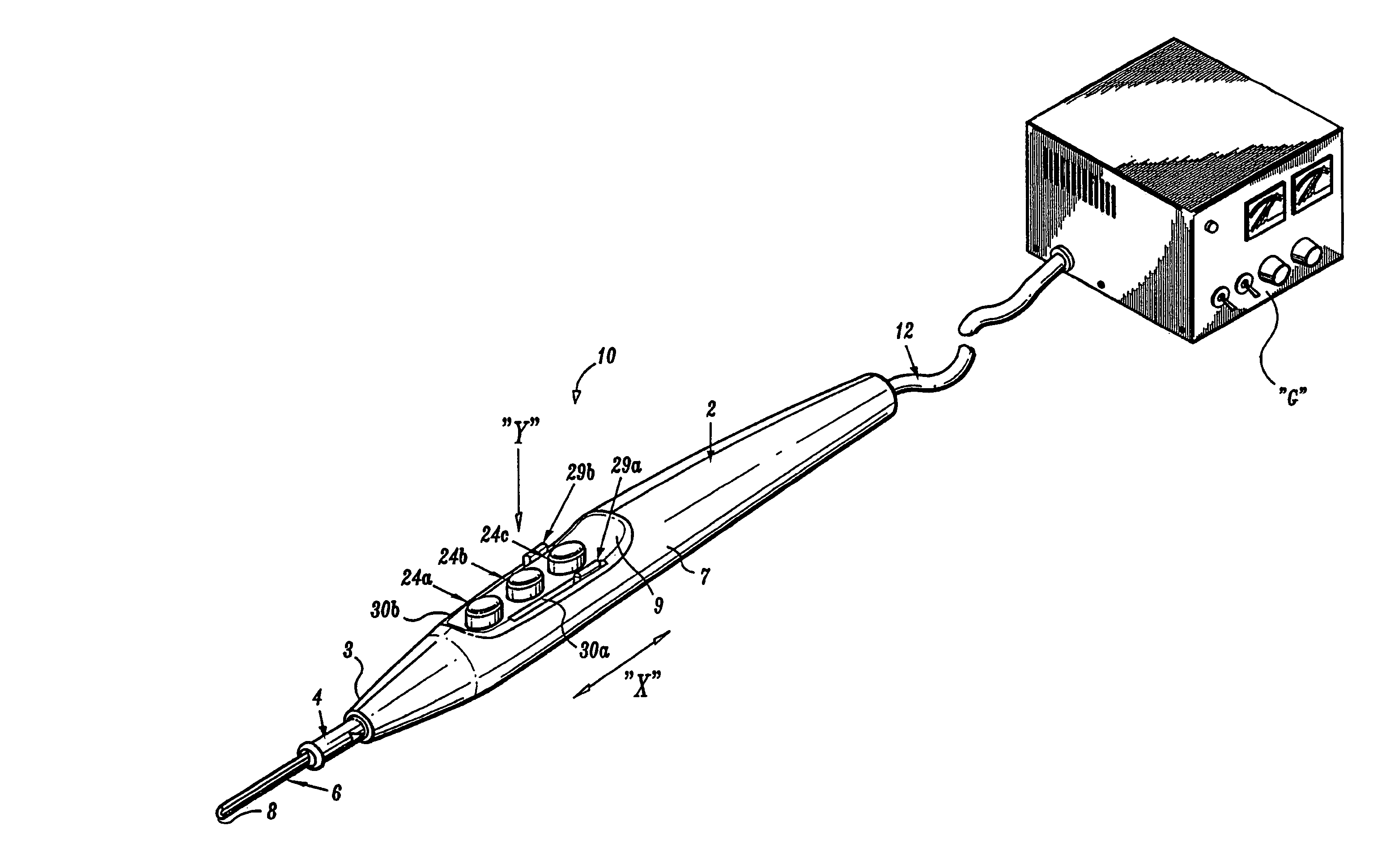 Electrosurgical pencil with improved controls