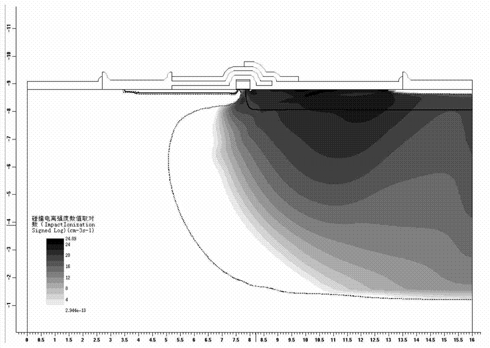 Field effect transistor of radio frequency lateral double-diffusion and preparation method thereof