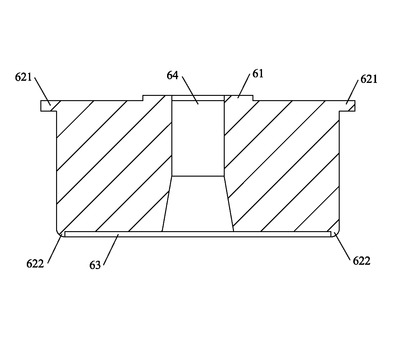 Zinc-manganese dry battery with improved structure and preparation process of zinc-manganese dry battery