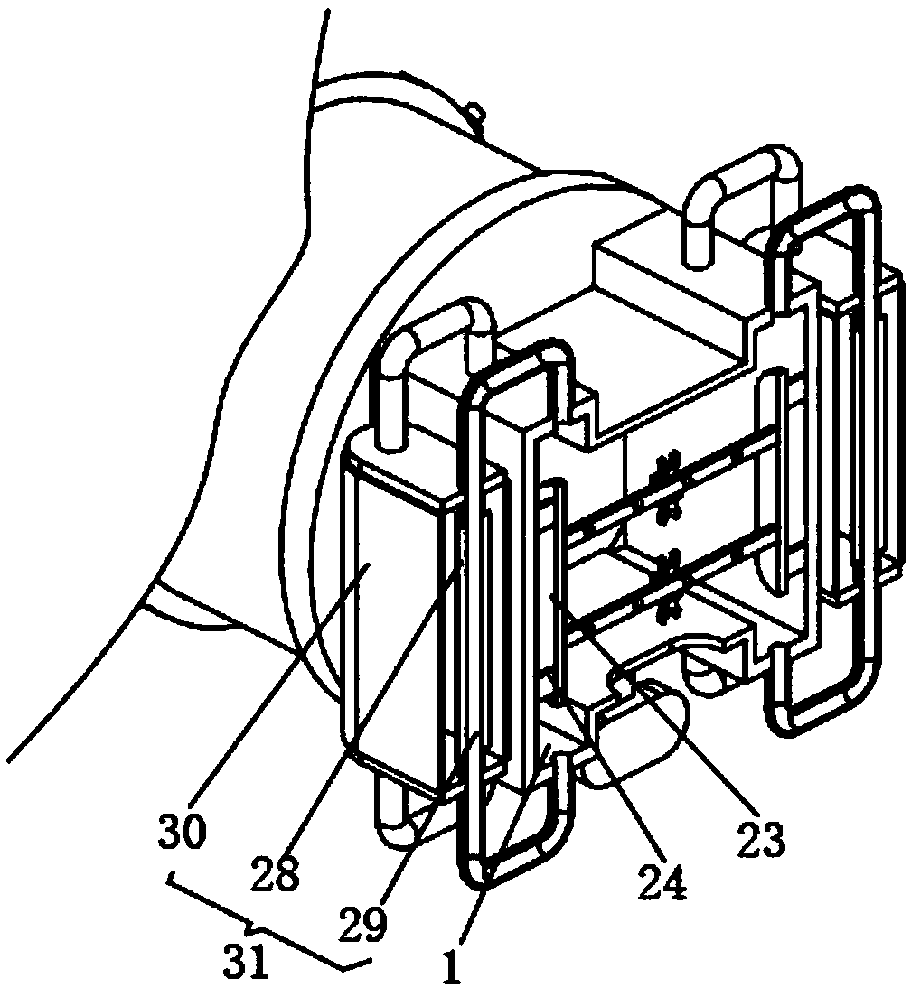 Convenient-to-assemble efficient heat-dissipating bus duct