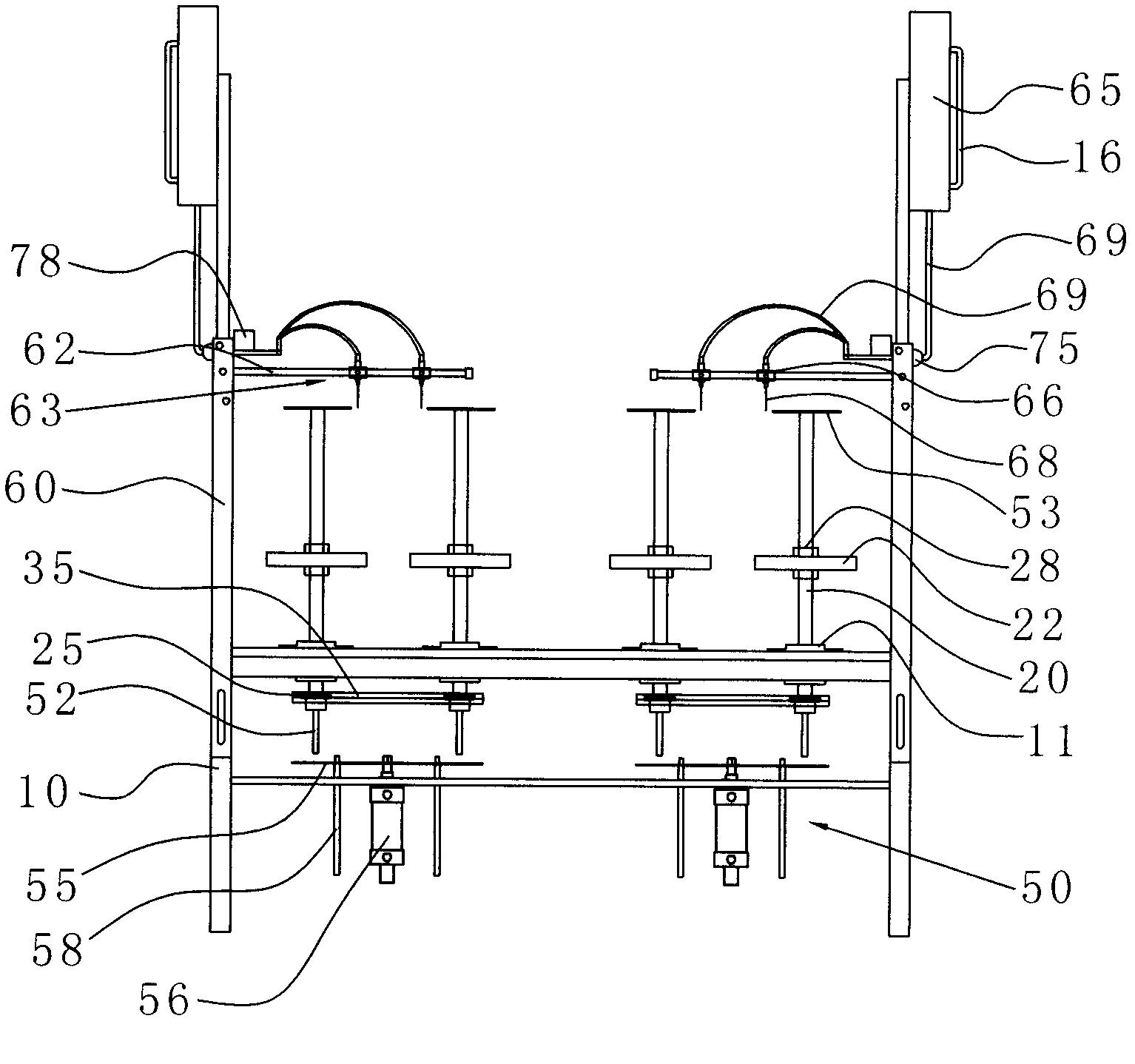 Glue injection packaging machine