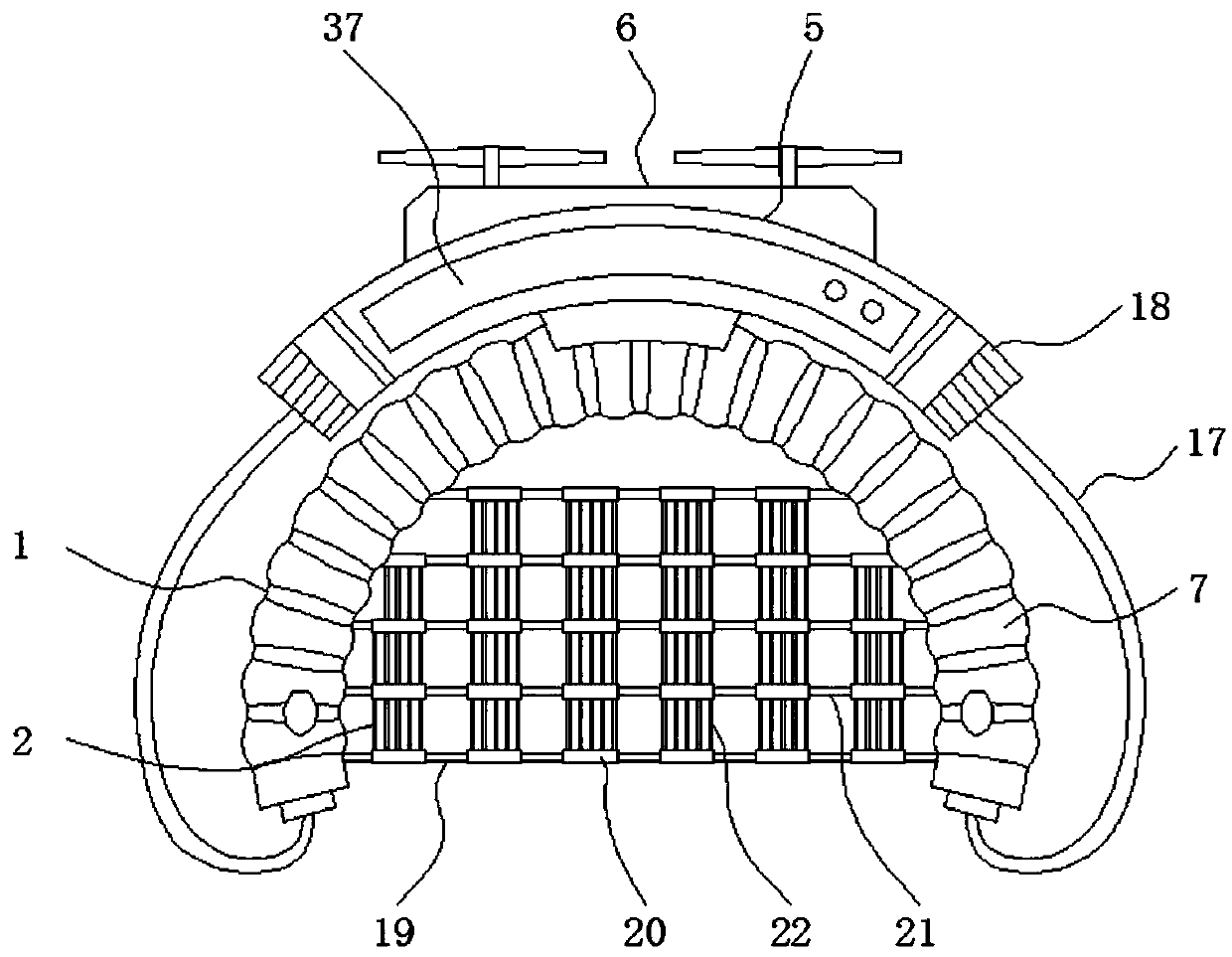 Large-range multi-angle feeding device for feeding zooplankton