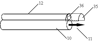 A dust-absorbing grinding device for a dust-free stone carving grinding system