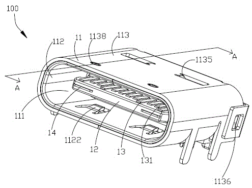 Electric connector and electric connector combination