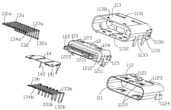 Electric connector and electric connector combination