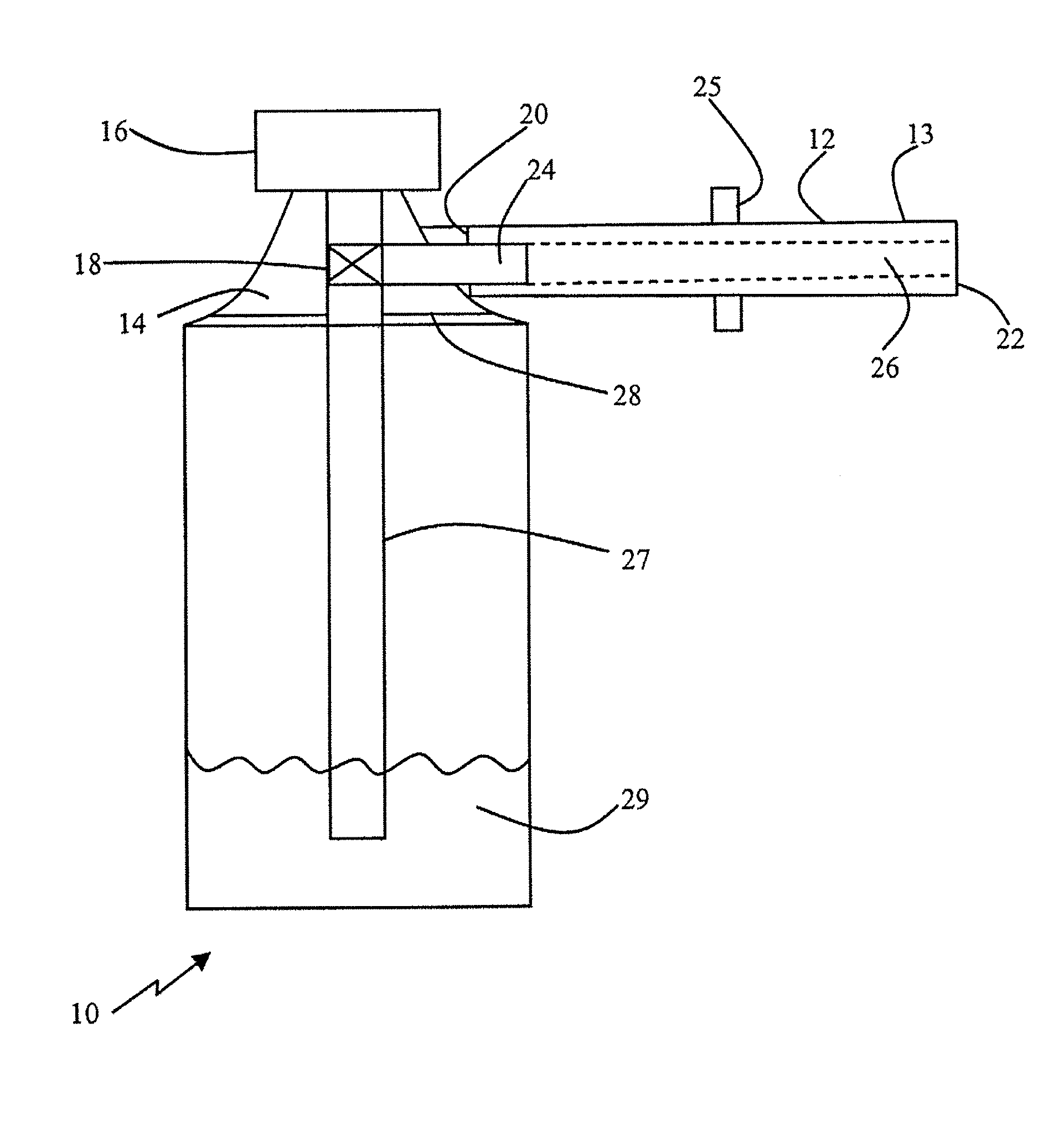 Device for delivery of a foamable composition