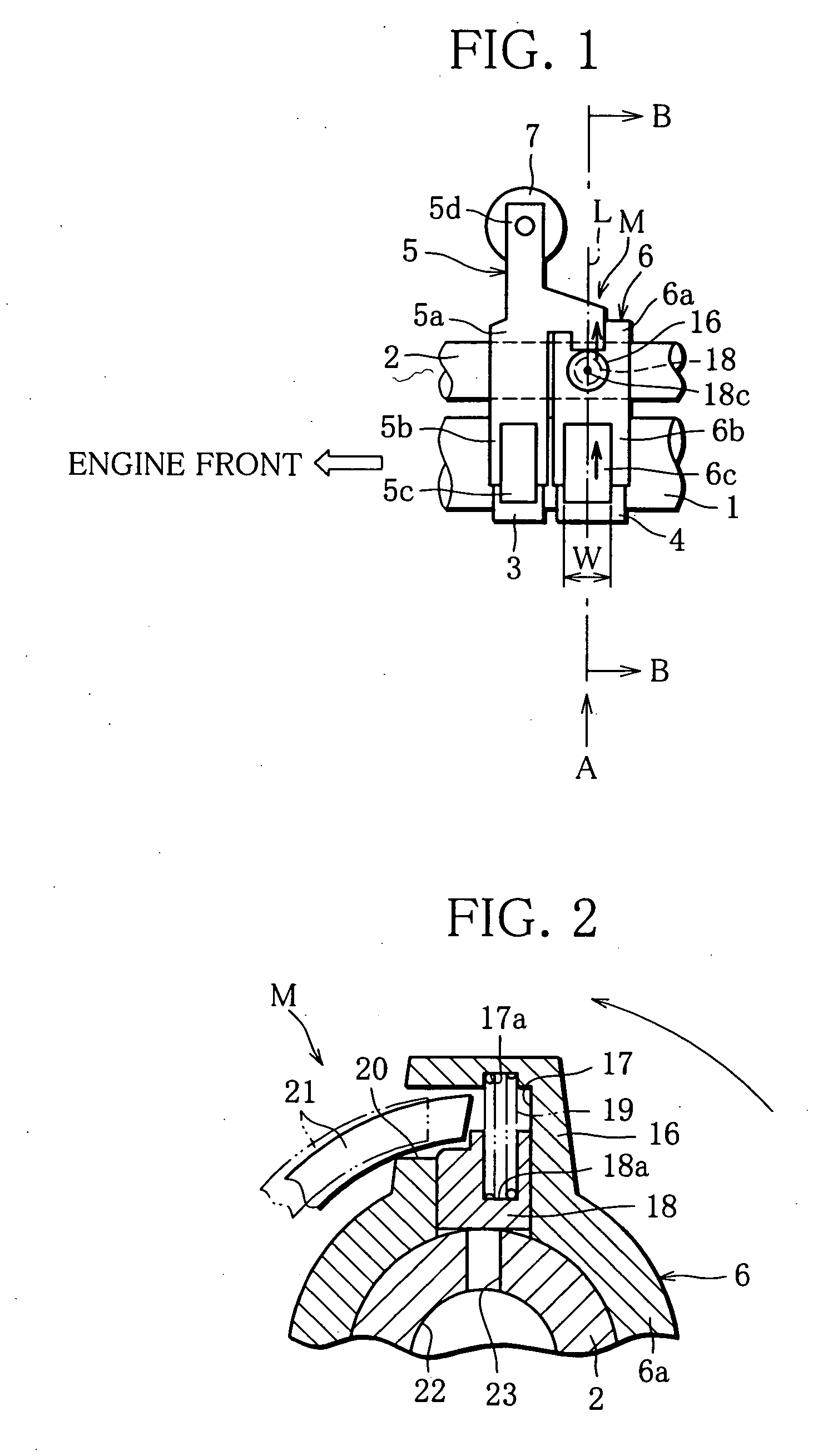 Variable valve train apparatus for an internal combustion engine