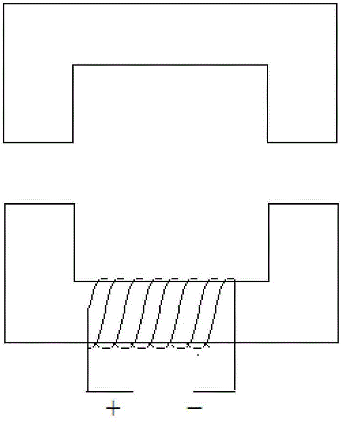 Vector magnetic fluid motor based on phase angle controlling