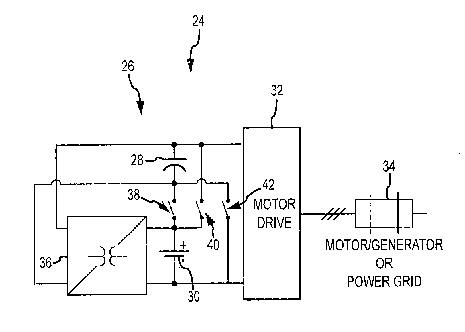 Method of energy and power management in dynamic power systems with ultra-capacitors (super capacitors)