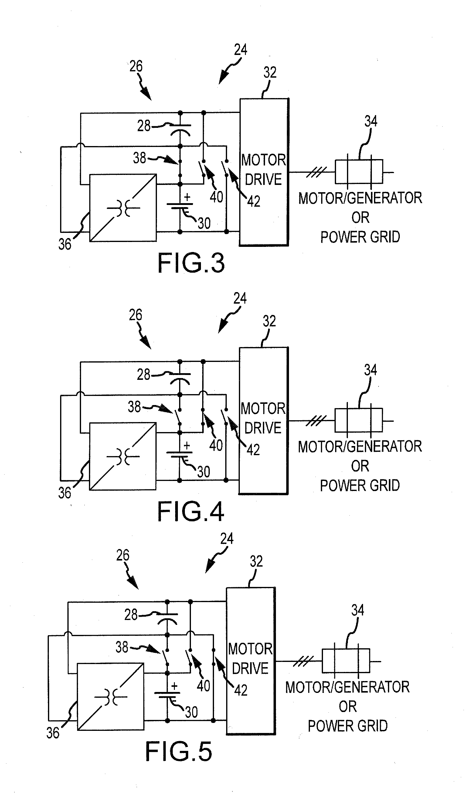 Method of energy and power management in dynamic power systems with ultra-capacitors (super capacitors)