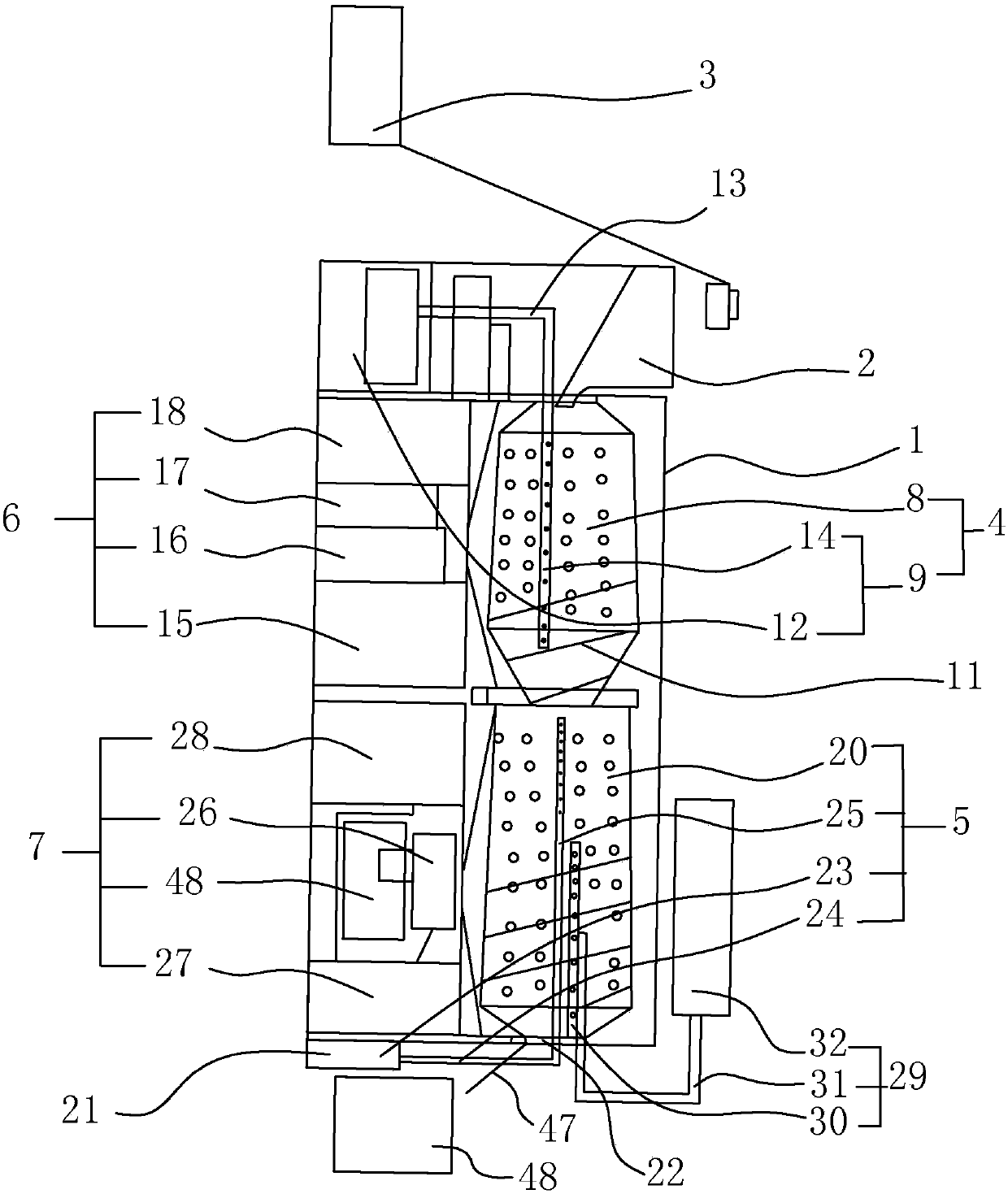 Environment-friendly automatic rivet nut cleaning system