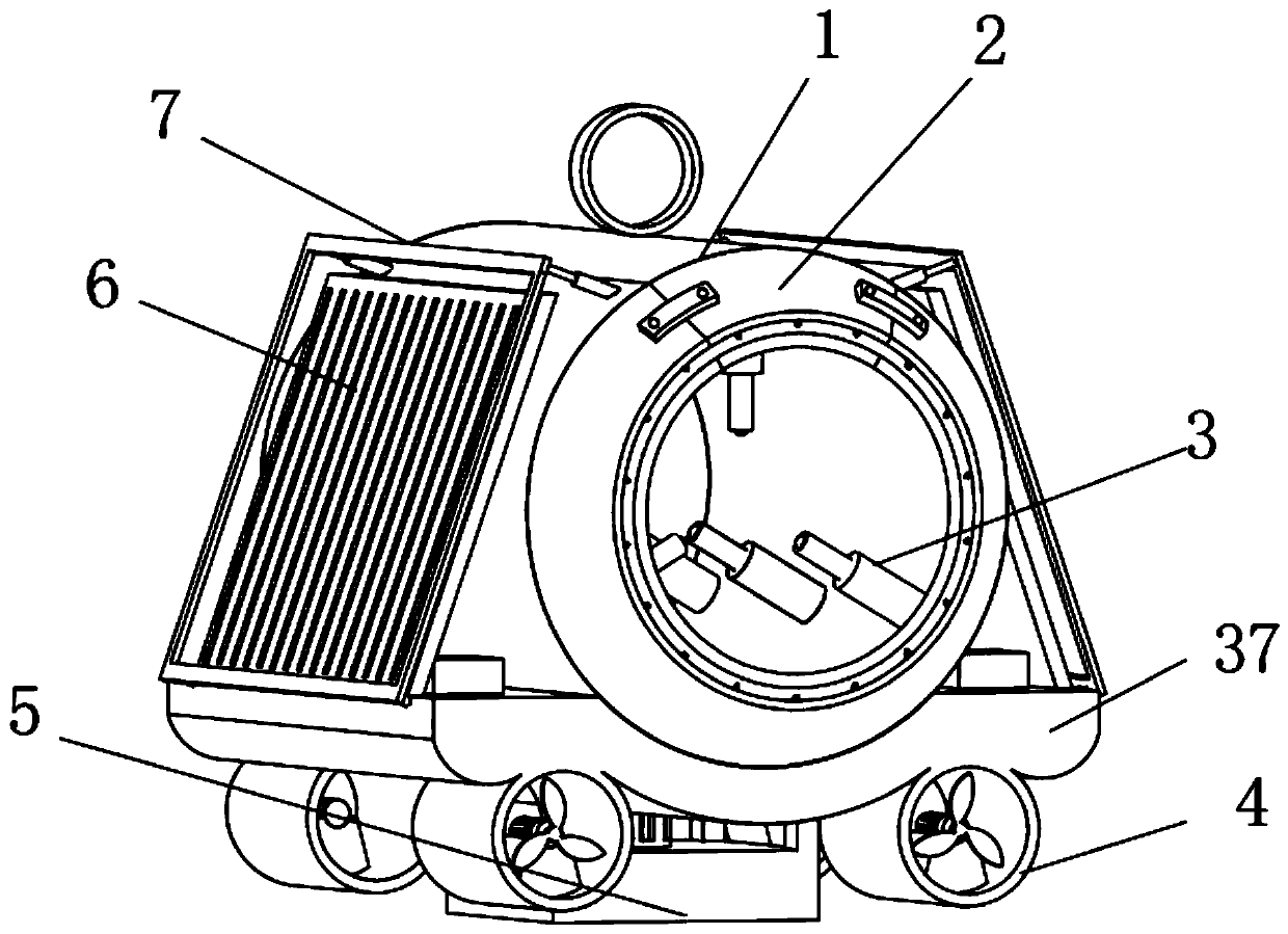 An intelligent inspection device for high-voltage lines