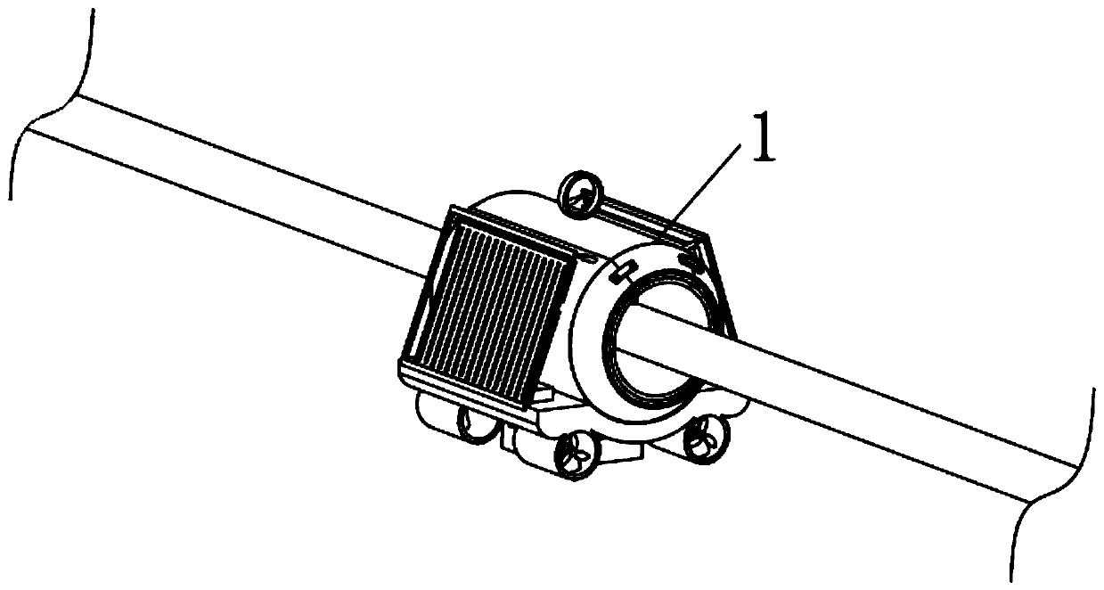 An intelligent inspection device for high-voltage lines