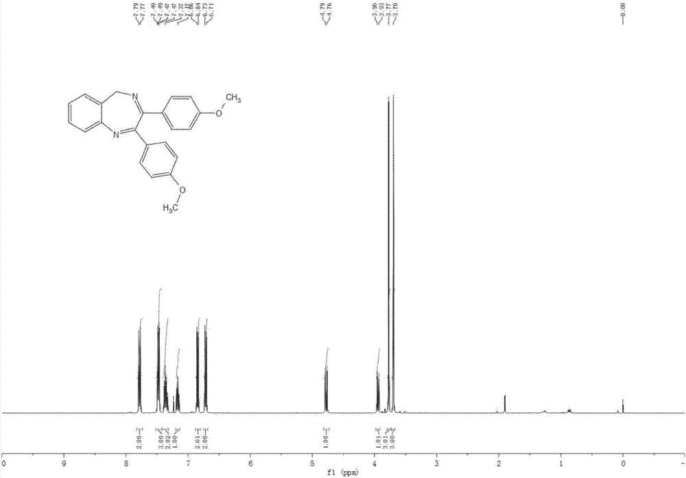 Application of 5-hydrogen-1,4-benzodiazepine compound in treatment of liver cancer