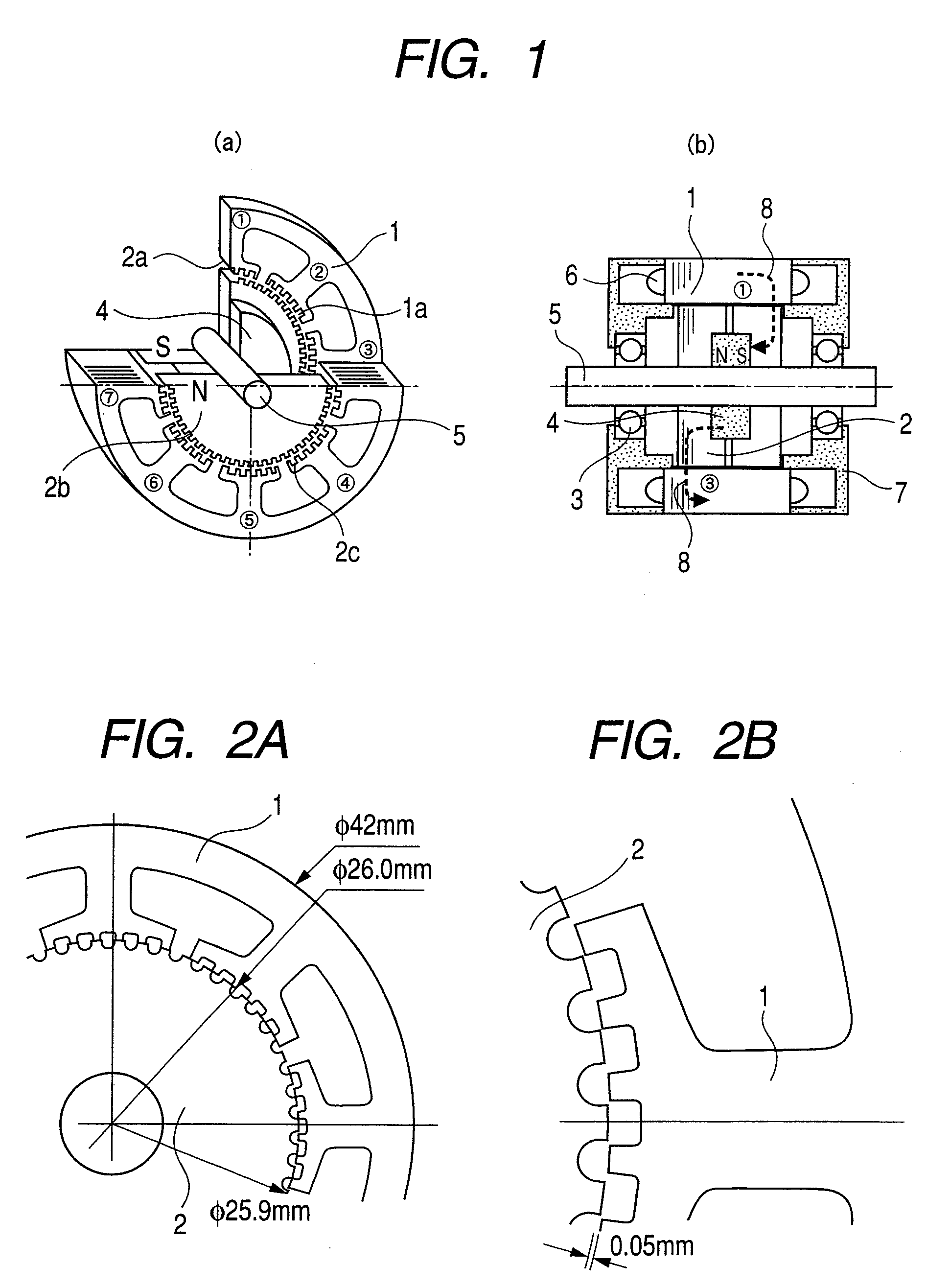 Stepping motor and steel plate for manufacturing the stepping motor