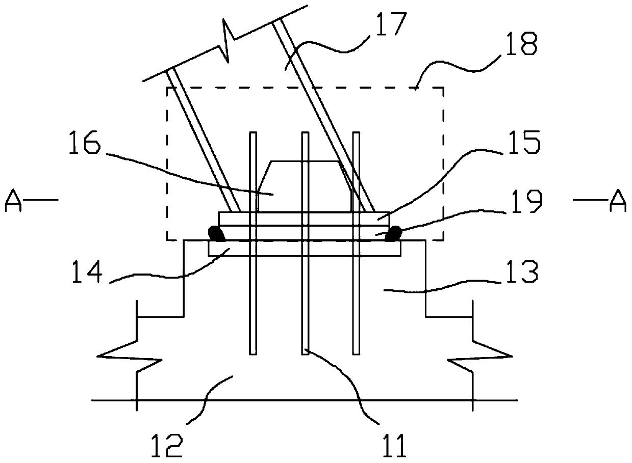 Steel structure tension beam roof construction method based on BIM technology