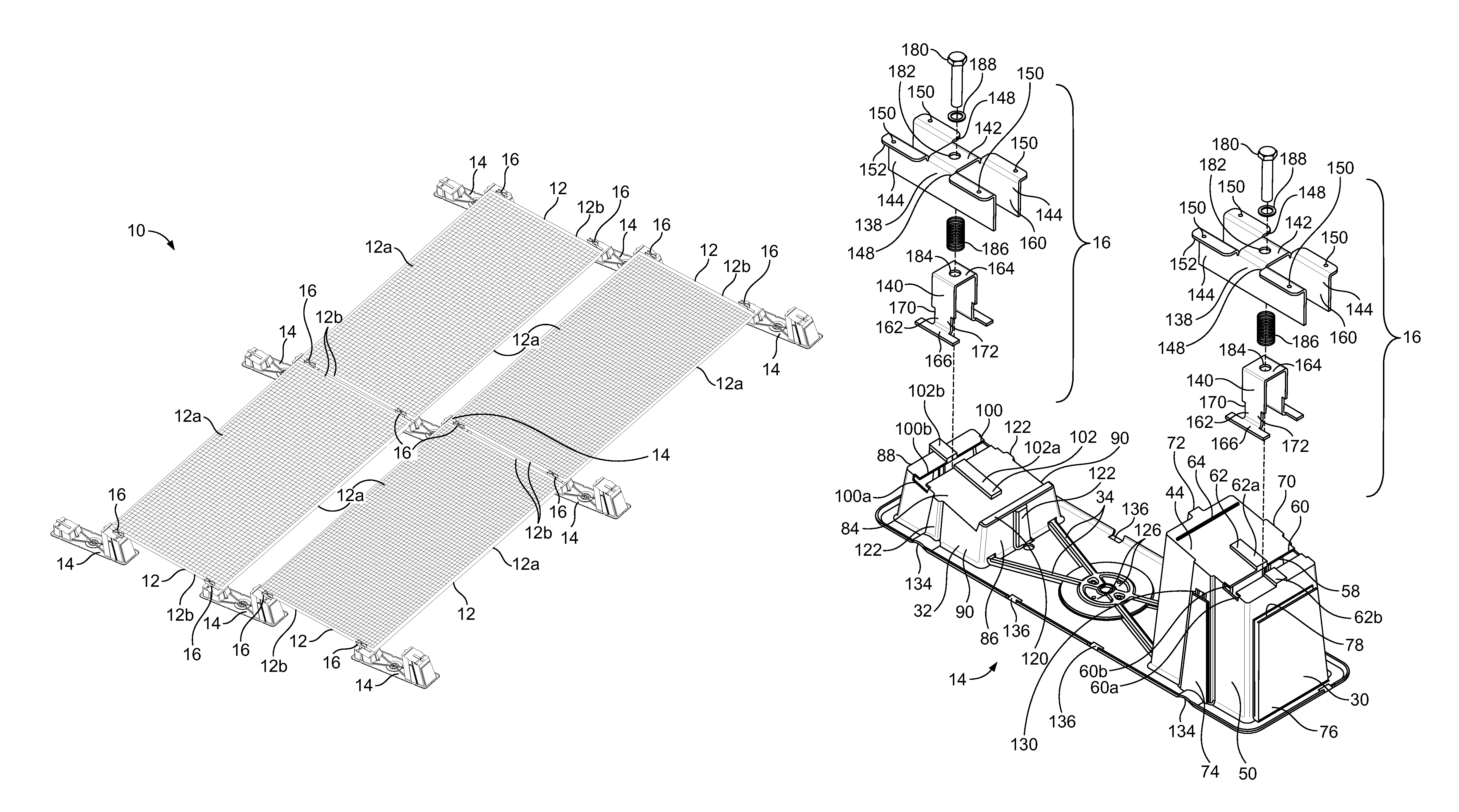 System for mounting solar modules