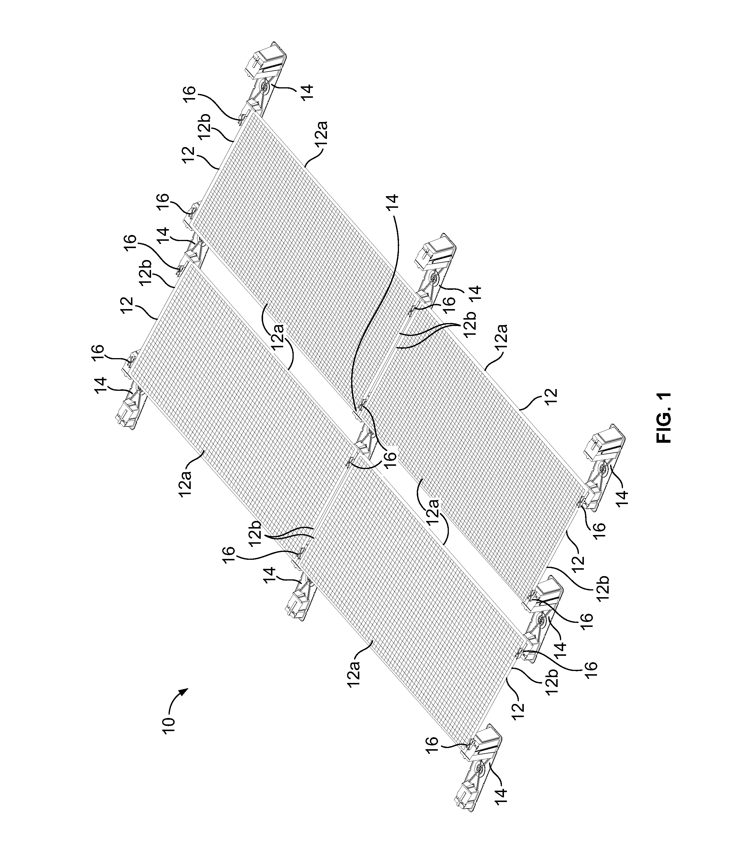 System for mounting solar modules