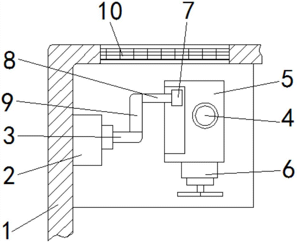 A host characterized by rapid heat dissipation