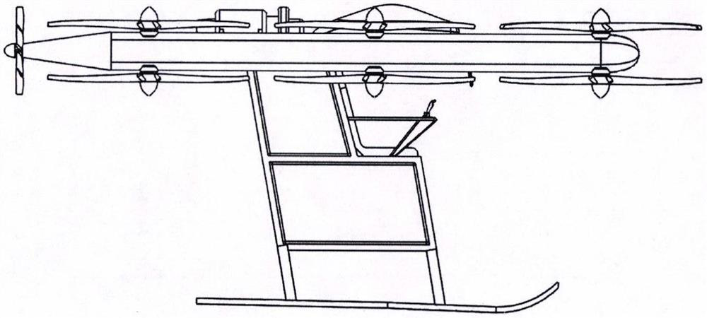 Gravity-center-adjustable composite propulsion unmanned aerial vehicle and control method thereof