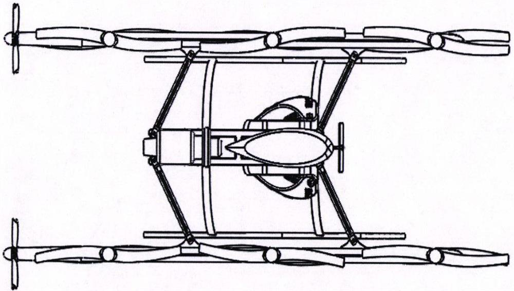 Gravity-center-adjustable composite propulsion unmanned aerial vehicle and control method thereof