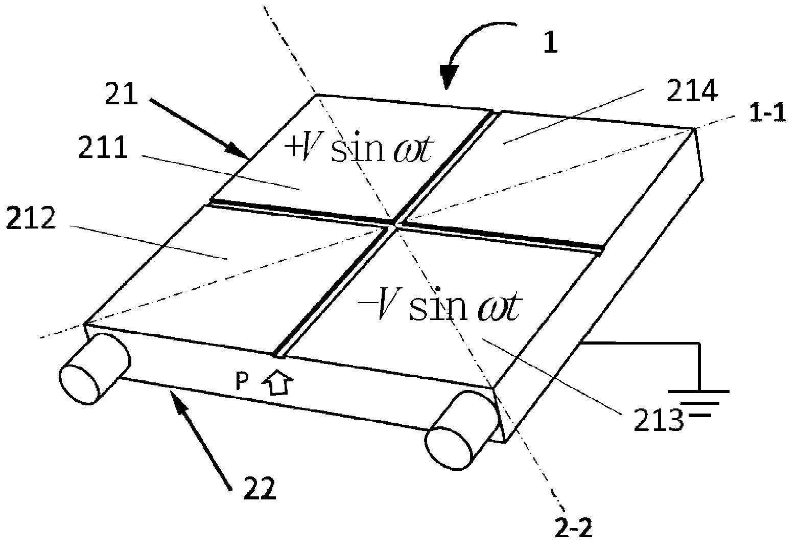 Piezoelectric actuator and piezoelectric motor