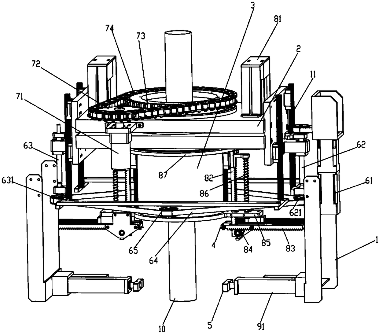 Cutting device of glass tube