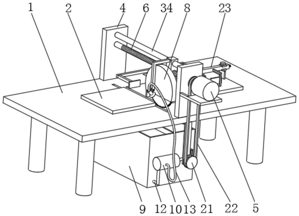 Cable tray pre-cutting device for ocean engineering