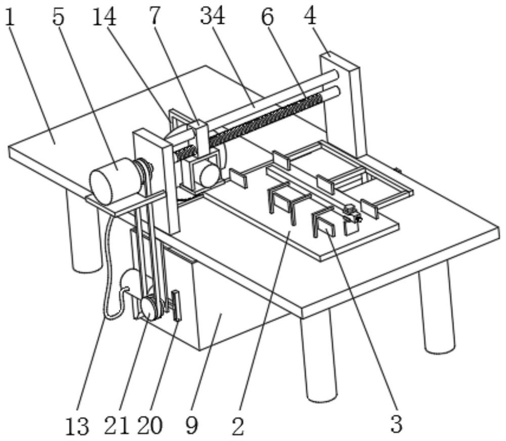 Cable tray pre-cutting device for ocean engineering