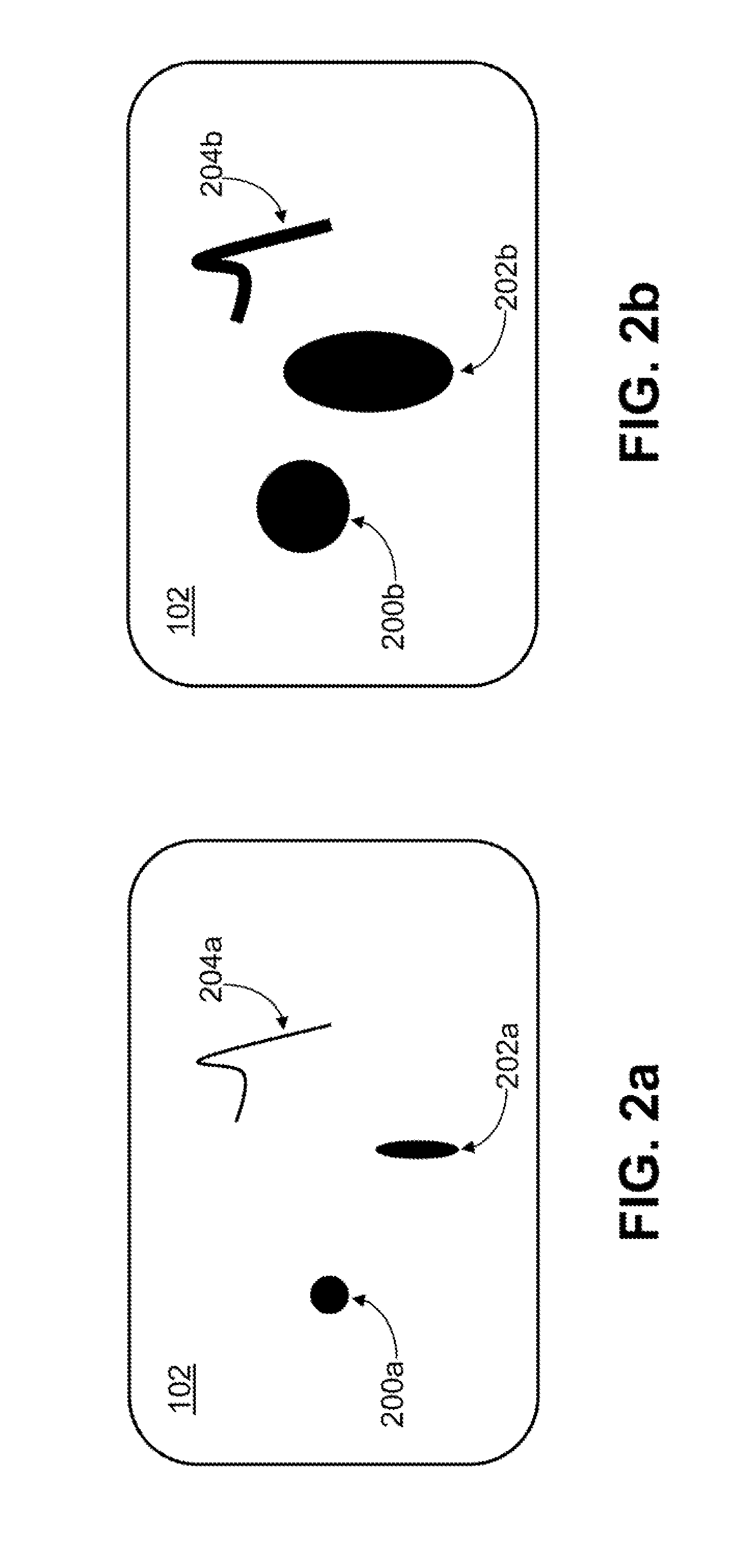 Using pressure differences with a touch-sensitive display screen