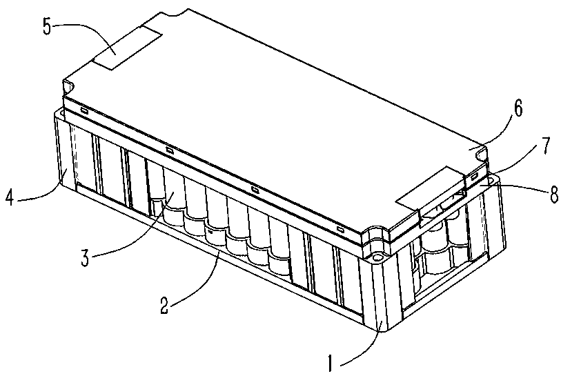 Electric vehicle battery module and busbar for battery module