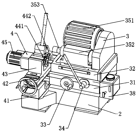 Inner circle grinder with improved structure