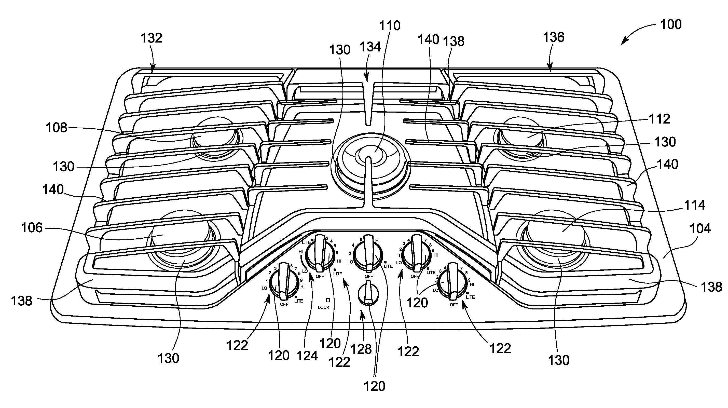 Orifice holder and tube assembly for use with a gas-fueled appliance