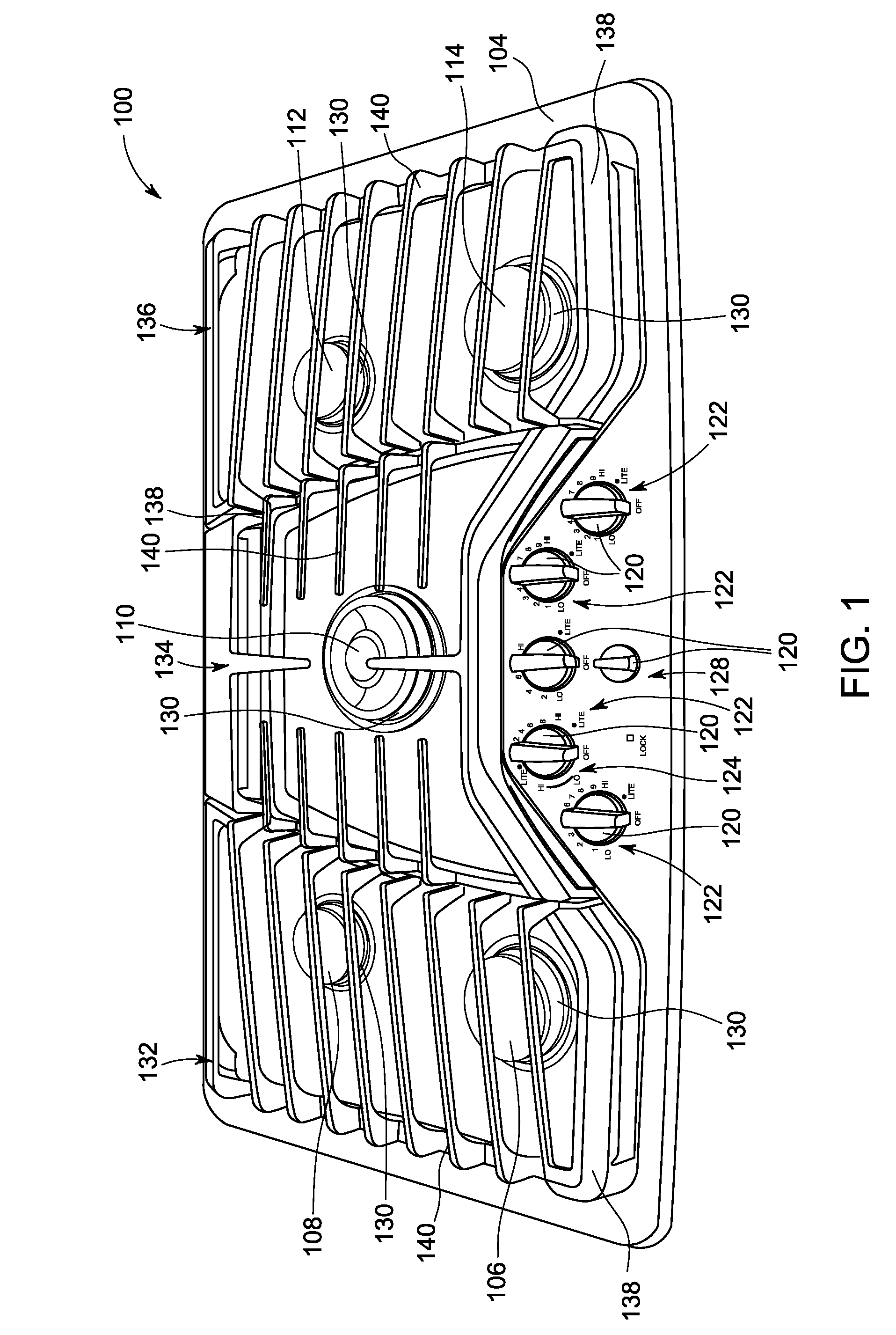 Orifice holder and tube assembly for use with a gas-fueled appliance