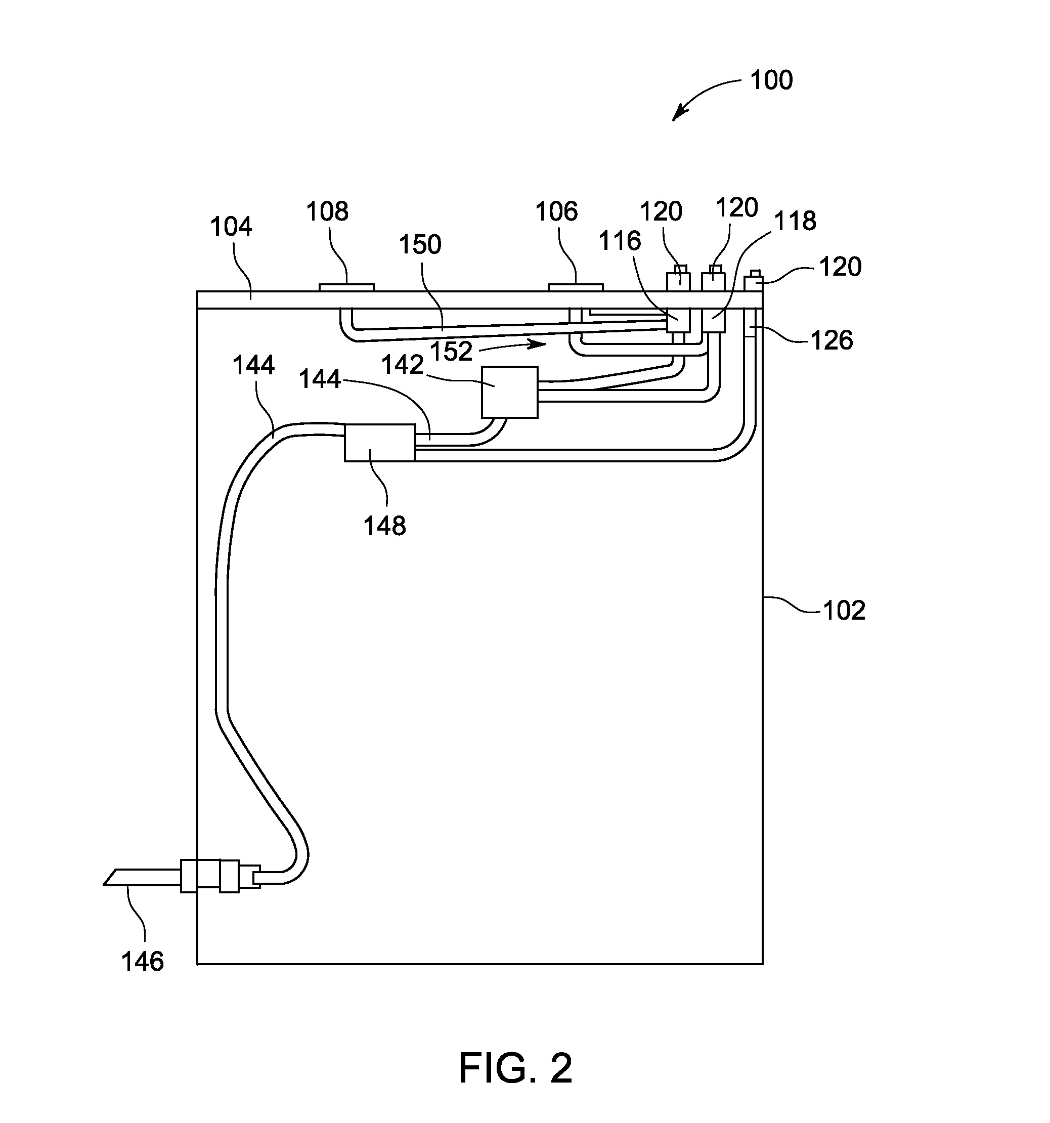 Orifice holder and tube assembly for use with a gas-fueled appliance