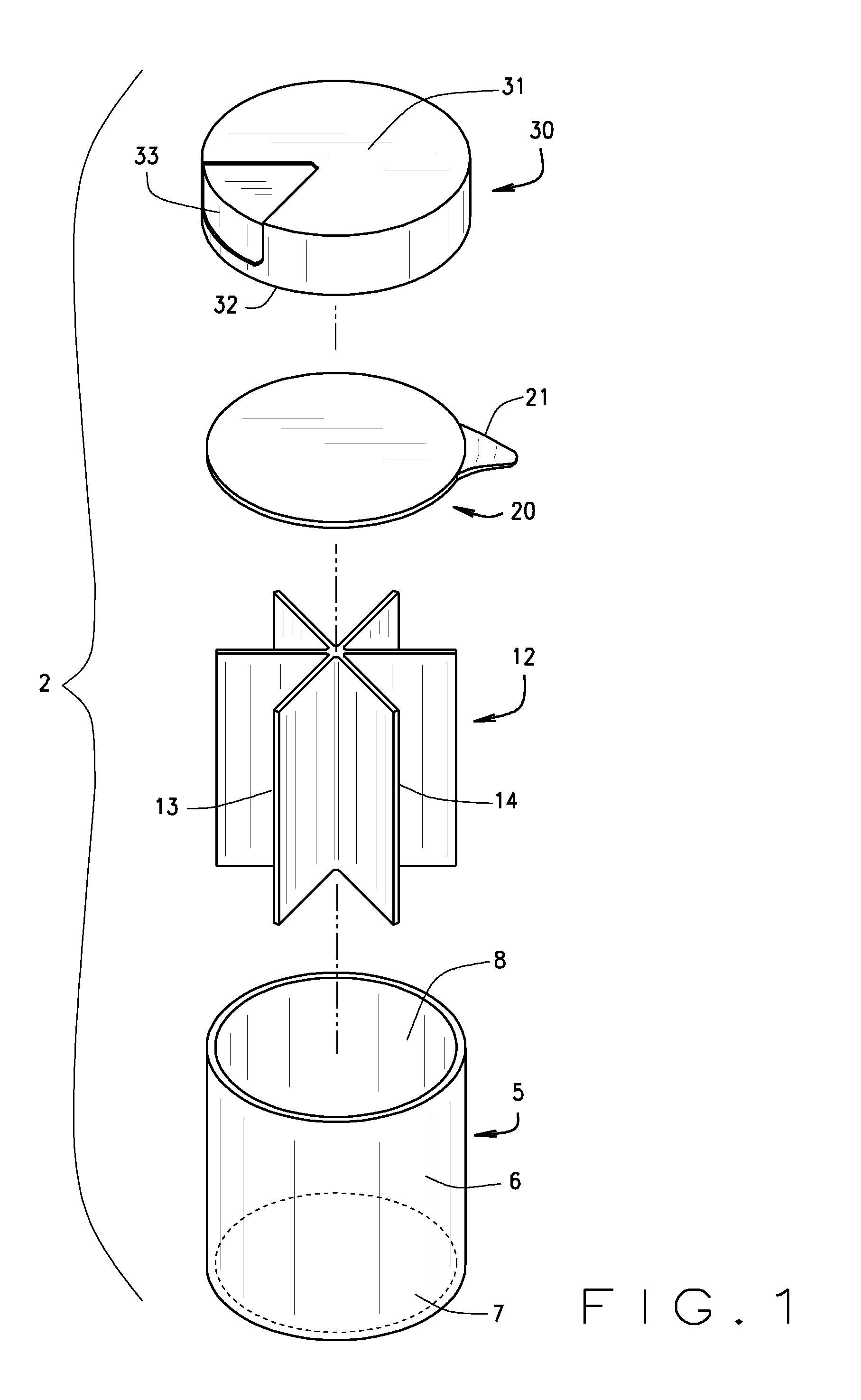 Multi-compartment membrane sealed container