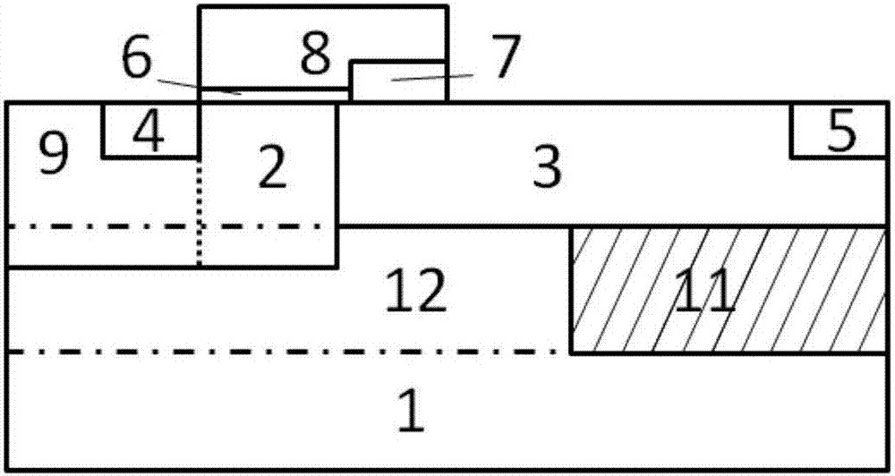 Local soi LDMOS device for frequency boosting overcoming short channel effect