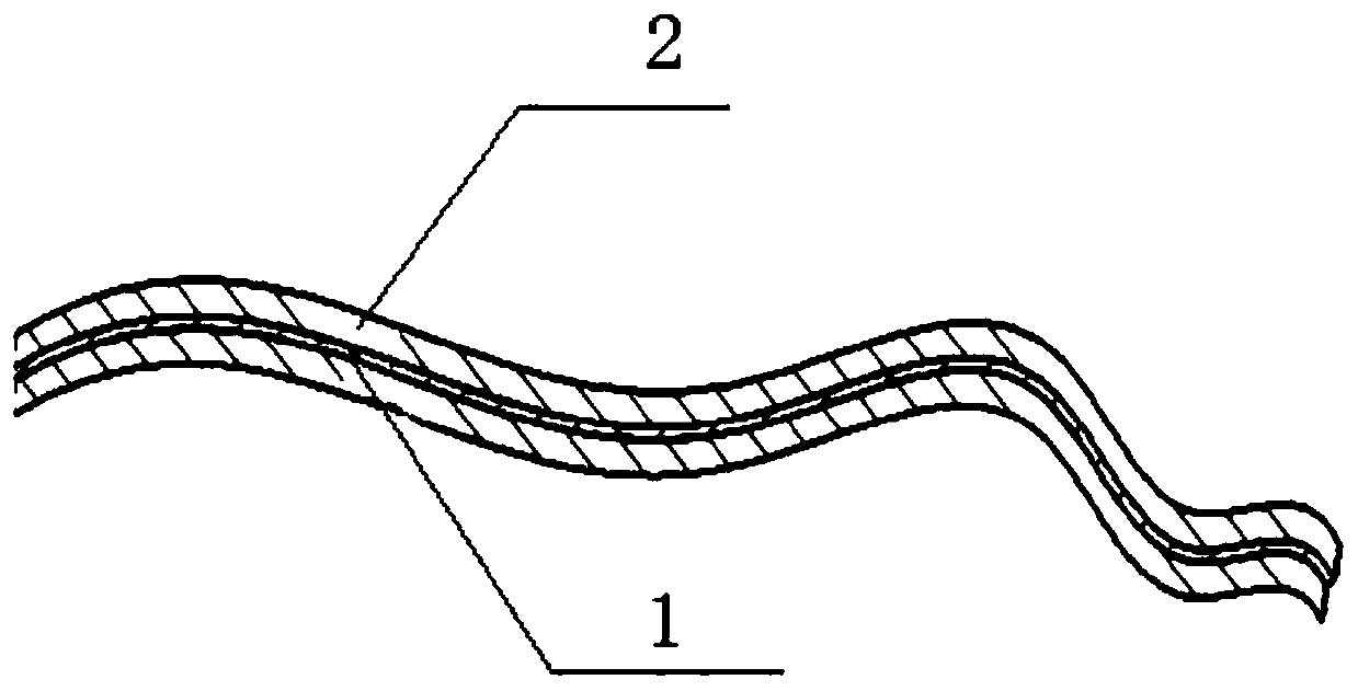 3D silica gel membrane with fabric layer and preparation method and application thereof