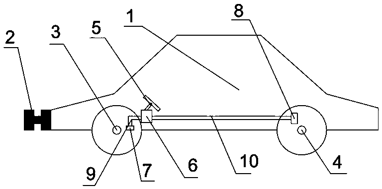 A kind of automobile intelligent braking device